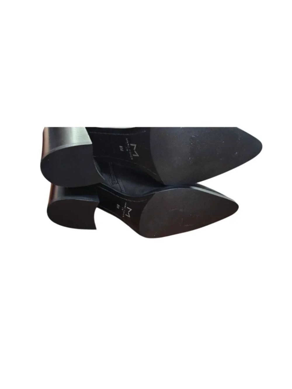 Marc Fisher LTD Black Over the Knee Pointed Toe Block Heel Boots 8M NWOB